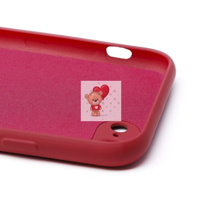 Чехол-накладка для Apple iPhone SE 2020 (бордовый) Activ Full Original Design