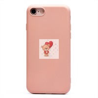 Чехол-накладка для Apple iPhone 7 (цвет пыльной розы) Activ Full Original Design