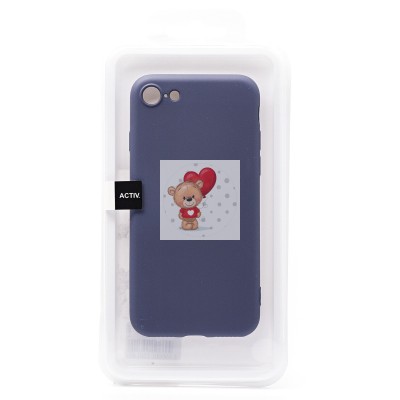 Чехол-накладка для Apple iPhone SE 2020 (серый) Activ Full Original Design