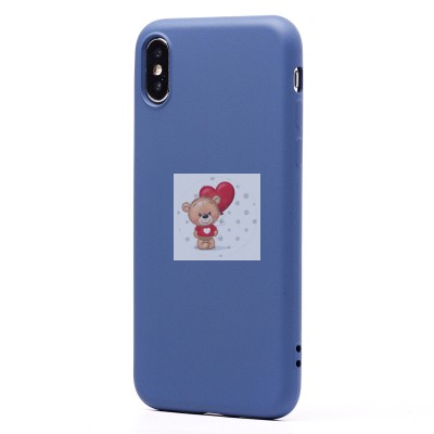 Чехол-накладка для Apple iPhone X (синий) Activ Full Original Design Чехол-накладка для Apple iPhone X (синий) Activ Full Original Design