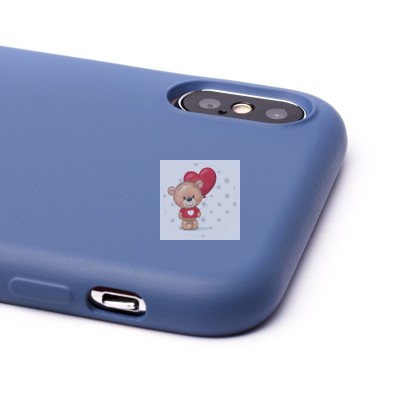 Чехол-накладка для Apple iPhone X (синий) Activ Full Original Design Чехол-накладка для Apple iPhone X (синий) Activ Full Original Design