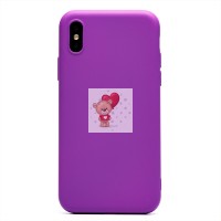 Чехол-накладка для Apple iPhone X (фиолетовый) Activ Full Original Design