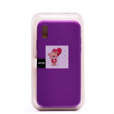 Чехол-накладка для Apple iPhone X (фиолетовый) Activ Full Original Design