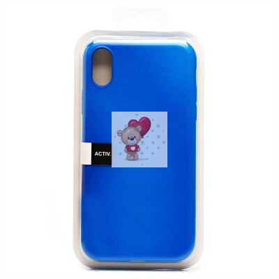 Чехол-накладка для Apple iPhone XR (синий) Activ Full Original Design Чехол-накладка для Apple iPhone XR (синий) Activ Full Original Design