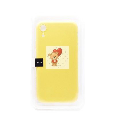 Чехол-накладка для Apple iPhone XR (желтый) Activ Full Original Design Чехол-накладка для Apple iPhone XR (желтый) Activ Full Original Design