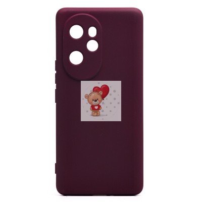 Чехол-накладка для Honor 100 Pro (бордовый) Activ Full Original Design