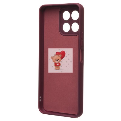 Чехол-накладка для Honor X6 (бордовый) Activ Full Original Design