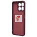Чехол-накладка для Honor X8a (бордовый) Activ Full Original Design