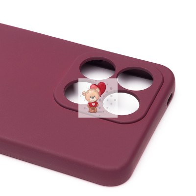 Чехол-накладка для Honor X8a (бордовый) Activ Full Original Design