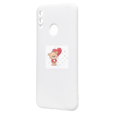 Чехол-накладка для Huawei P Smart 2019 (белый) Activ Full Original Design