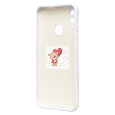 Чехол-накладка для Huawei P Smart 2019 (белый) Activ Full Original Design