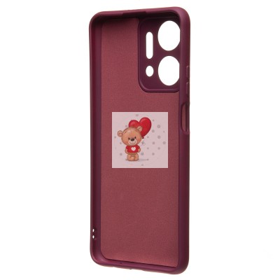 Чехол-накладка для Huawei Honor X7a (бордовый) Activ Full Original Design