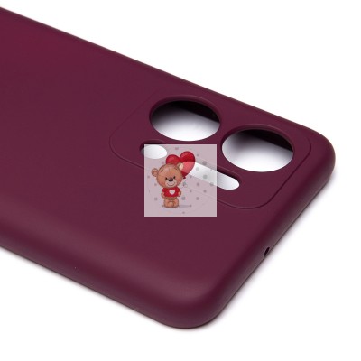 Чехол-накладка для Huawei Honor X7a (бордовый) Activ Full Original Design