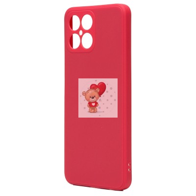 Чехол-накладка для Huawei Honor X8 (бордовый) Activ Full Original Design