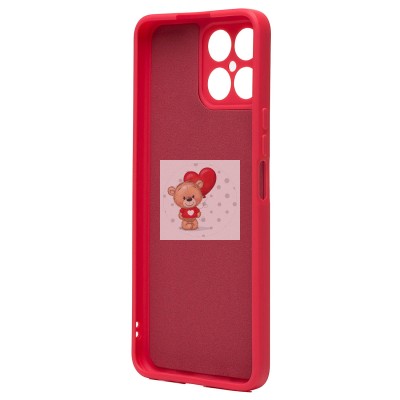 Чехол-накладка для Huawei Honor X8 (бордовый) Activ Full Original Design