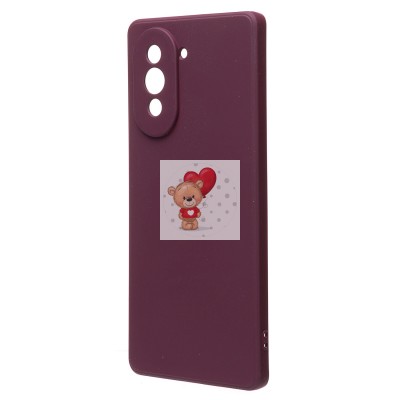 Чехол-накладка для Huawei nova 10 (бордовый) Activ Full Original Design