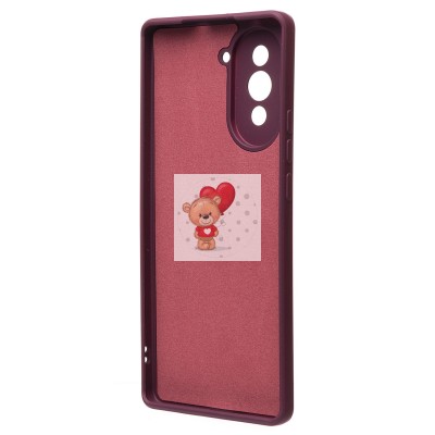 Чехол-накладка для Huawei nova 10 (бордовый) Activ Full Original Design