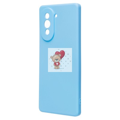 Чехол-накладка для Huawei nova 10 (голубой) Activ Full Original Design Чехол-накладка для Huawei nova 10 (голубой) Activ Full Original Design