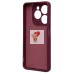 Чехол-накладка для Infinix Hot 40i (бордовый) Activ Full Original Design Чехол-накладка для Infinix Hot 40i (бордовый) Activ Full Original Design