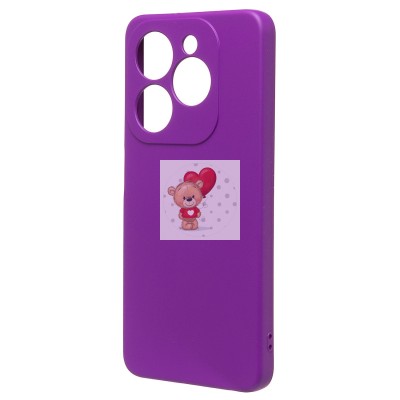 Чехол-накладка для Infinix Hot 40i (фиолетовый) Activ Full Original Design Чехол-накладка для Infinix Hot 40i (фиолетовый) Activ Full Original Design