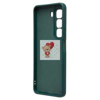 Чехол-накладка для Infinix Hot 50 4G (темно-зеленый) Activ Full Original Design