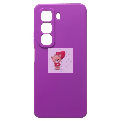 Чехол-накладка для Infinix Hot 50 4G (фиолетовый) Activ Full Original Design Чехол-накладка для Infinix Hot 50 4G (фиолетовый) Activ Full Original Design