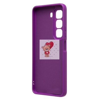 Чехол-накладка для Infinix Hot 50 4G (фиолетовый) Activ Full Original Design