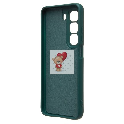 Чехол-накладка для Infinix Hot 50 5G (темно-зеленый) Activ Full Original Design