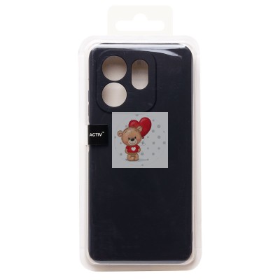 Чехол-накладка для Infinix Hot 50i (черный) Activ Full Original Design Чехол-накладка для Infinix Hot 50i (черный) Activ Full Original Design