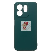 Чехол-накладка для Infinix Hot 50i (темно-зеленый) Activ Full Original Design