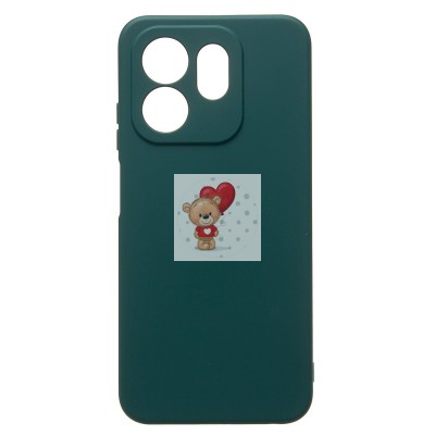 Чехол-накладка для Infinix Hot 50i (темно-зеленый) Activ Full Original Design Чехол-накладка для Infinix Hot 50i (темно-зеленый) Activ Full Original Design