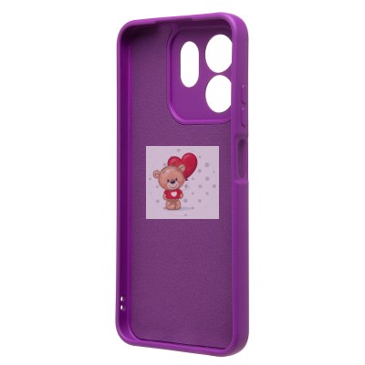 Чехол-накладка для Infinix Hot 50i (фиолетовый) Activ Full Original Design