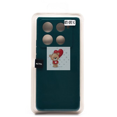 Чехол-накладка для Infinix Note 40 Pro 4G (темно-зеленый) Activ Full Original Design Чехол-накладка для Infinix Note 40 Pro 4G (темно-зеленый) Activ Full Original Design