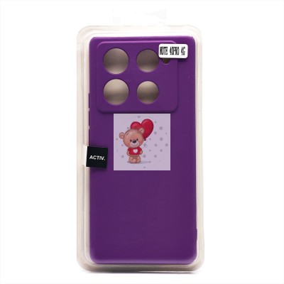 Чехол-накладка для Infinix Note 40 Pro 4G (фиолетовый) Activ Full Original Design Чехол-накладка для Infinix Note 40 Pro 4G (фиолетовый) Activ Full Original Design