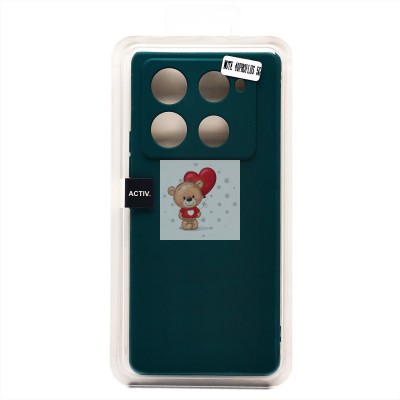 Чехол-накладка для Infinix Note 40 Pro+ 5G (темно-зеленый) Activ Full Original Design