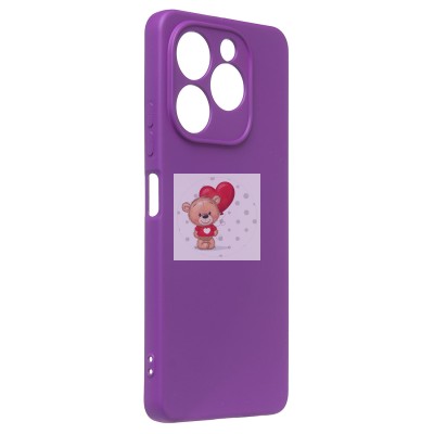 Чехол-накладка для Infinix Note 40X 5G (фиолетовый) Activ Full Original Design Чехол-накладка для Infinix Note 40X 5G (фиолетовый) Activ Full Original Design