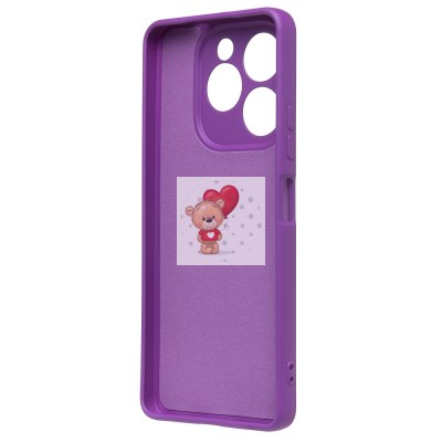 Чехол-накладка для Infinix Note 40X 5G (фиолетовый) Activ Full Original Design Чехол-накладка для Infinix Note 40X 5G (фиолетовый) Activ Full Original Design