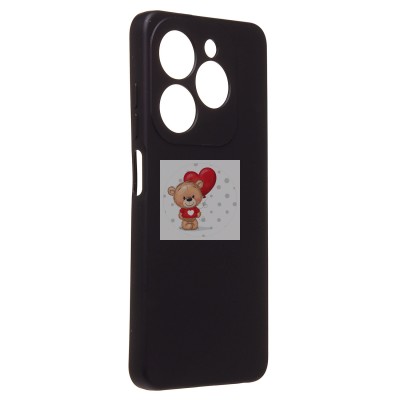 Чехол-накладка для Infinix Smart 8 (черный) Activ Full Original Design Чехол-накладка для Infinix Smart 8 (черный) Activ Full Original Design