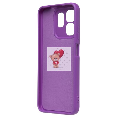 Чехол-накладка для Infinix Smart 9 4G (фиолетовый) Activ Full Original Design Чехол-накладка для Infinix Smart 9 4G (фиолетовый) Activ Full Original Design