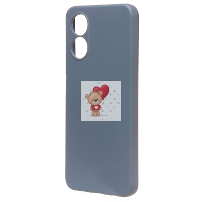 Чехол-накладка для OPPO A17k (серый) Activ Full Original Design Чехол-накладка для OPPO A17k (серый) Activ Full Original Design