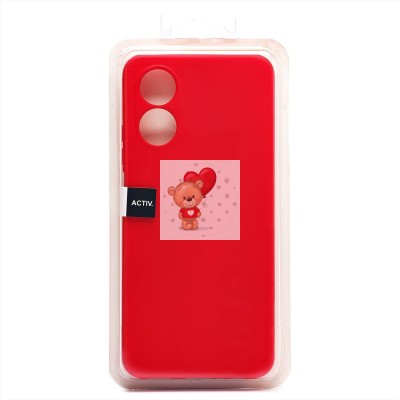 Чехол-накладка для OPPO A17k (красный) Activ Full Original Design Чехол-накладка для OPPO A17k (красный) Activ Full Original Design