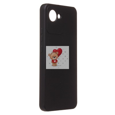 Чехол-накладка для Realme C30 (черный) Activ Full Original Design