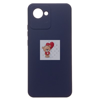 Чехол-накладка для Realme C30 (темно-синий) Activ Full Original Design