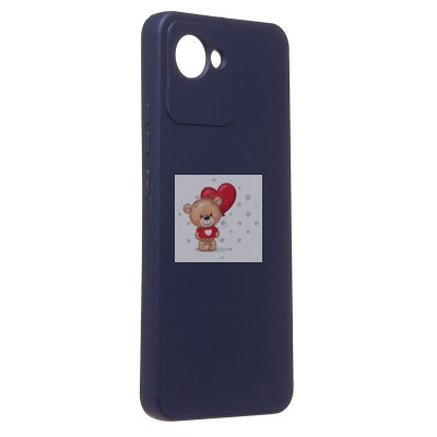 Чехол-накладка для Realme C30 (темно-синий) Activ Full Original Design