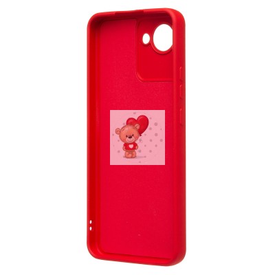 Чехол-накладка для Realme C30 (красный) Activ Full Original Design