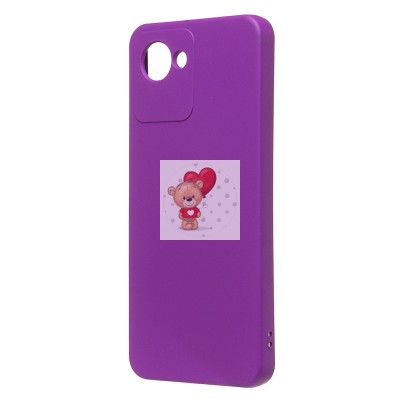 Чехол-накладка для Realme C30 (фиолетовый) Activ Full Original Design Чехол-накладка для Realme C30 (фиолетовый) Activ Full Original Design