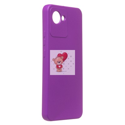 Чехол-накладка для Realme C30 (фиолетовый) Activ Full Original Design Чехол-накладка для Realme C30 (фиолетовый) Activ Full Original Design