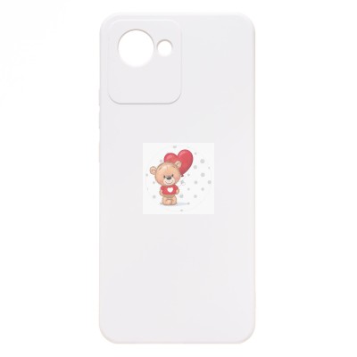 Чехол-накладка для Realme C30 (белый) Activ Full Original Design