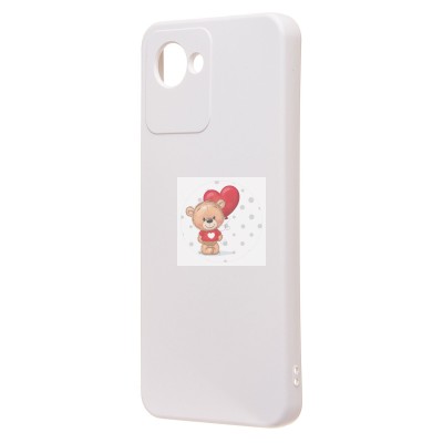 Чехол-накладка для Realme C30 (белый) Activ Full Original Design