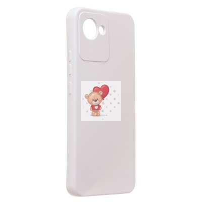 Чехол-накладка для Realme C30 (белый) Activ Full Original Design